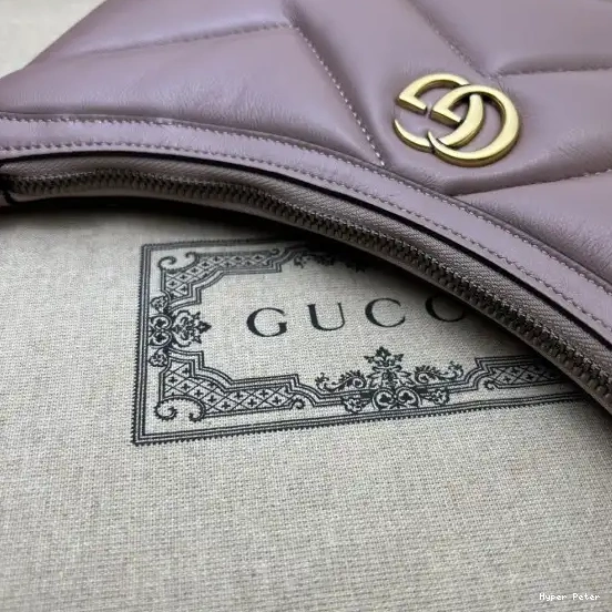 Hyperpeter GUCCI Marmont GG half-moon-shaped small bag 0703